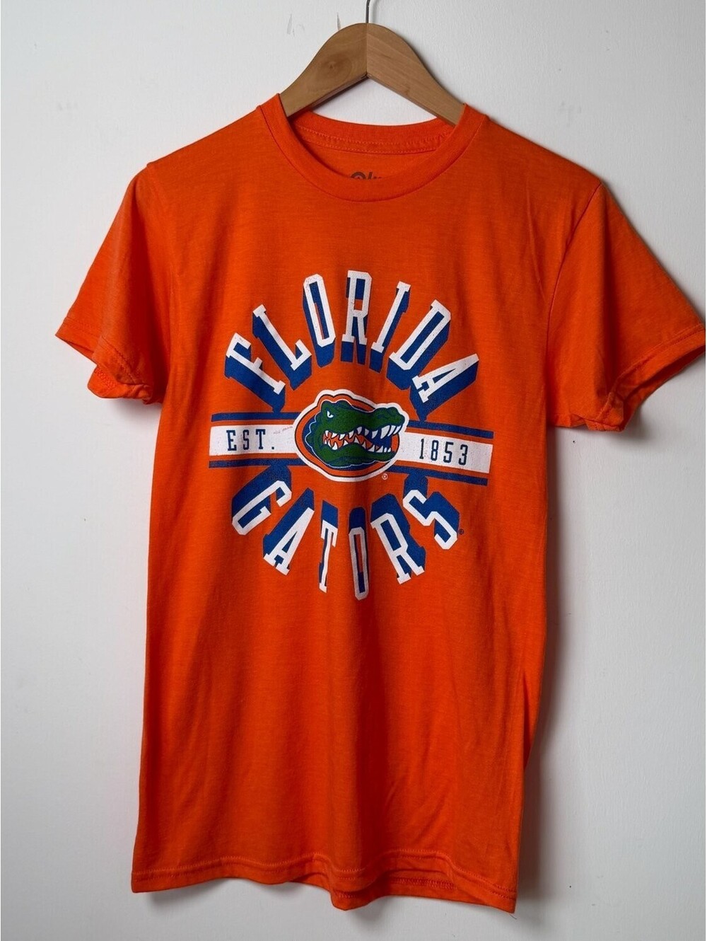 Blue 84 Florida Gators T Shirt Mens S Small Orange Ncaa Star Shadow Graphic Tee